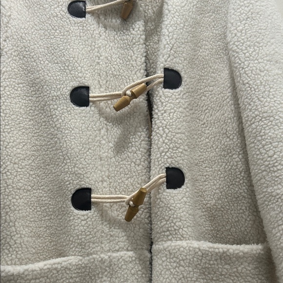 Copper Key Cream Teddy Jacket with Toggle Closures - Picture 2 of 7